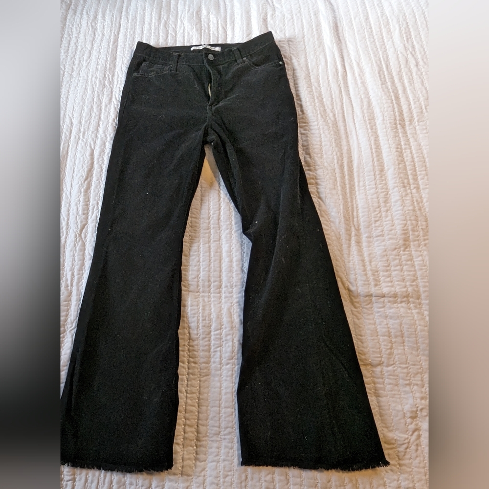 Black corduroy jeans